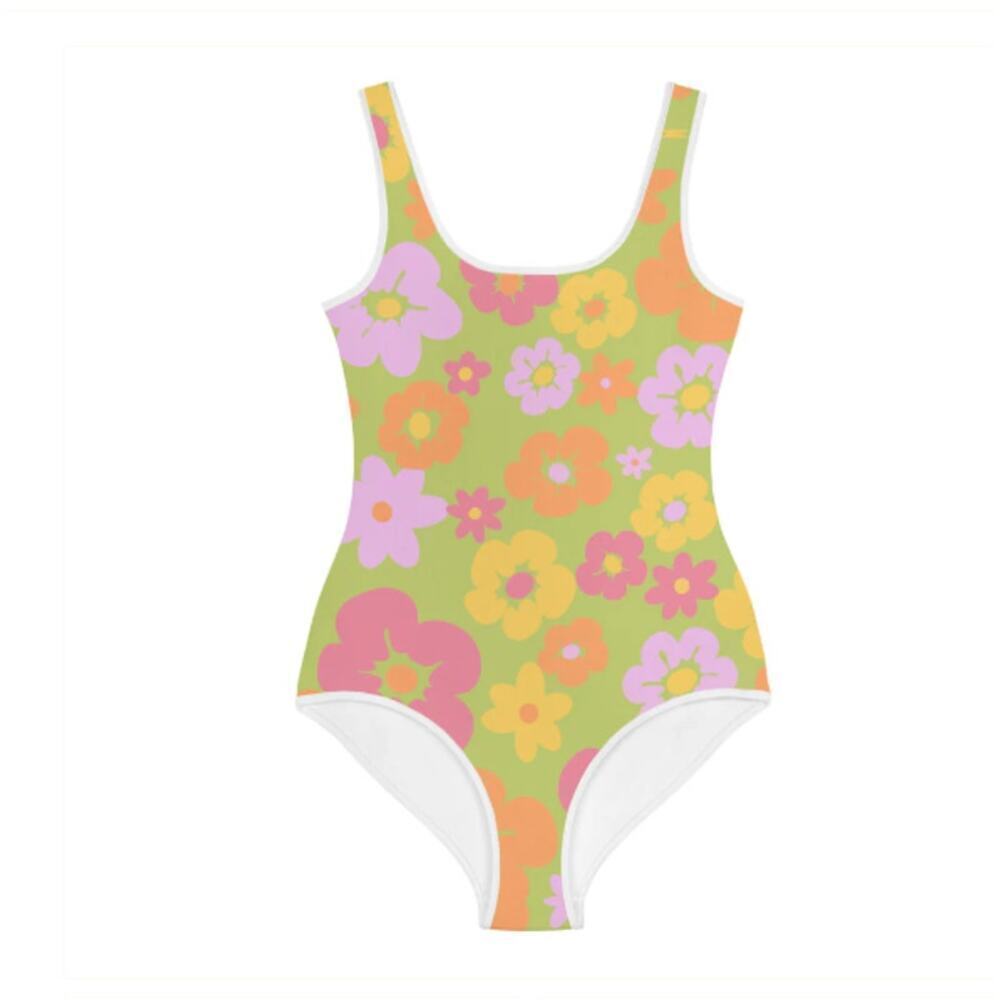 The Sundance Company Summers Daydream Youth One Piece Swimsuit Size 6